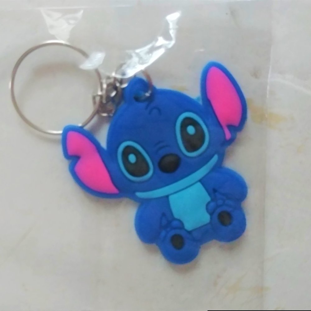 Lilo & Stitch KeyRing Keychain Zipper Pull Bag Charm Collectible Gift Disney New